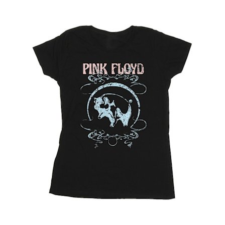 Pink Floyd Dam/Dam Pig Swirls Bomull T-shirt XXL Svart