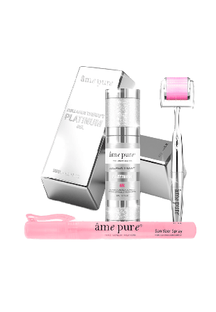 Âme Pure Cit Face Roller Platinum Kit Rengöring Dam Silver 281g