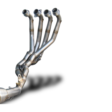 Komplet Udstødning G.P.R. Collettore Brushed Stainless Steel - Honda CB 600F Hornet 2007-2013