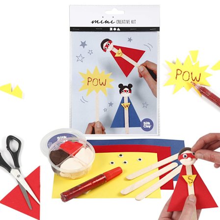 DIY Pyssel Kit - Glasspinnefigurer