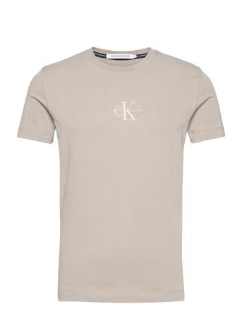 New Iconic Essential Tee T-shirts Short-sleeved Beige Calvin Klein Jeans