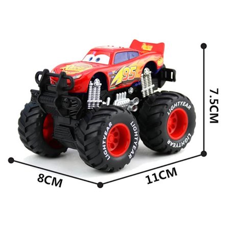 Disney Pixar Cars Mater Lynet McQueen Jackson Storm Big Wheel Offroad Køretøj Pullback Force Biler Model Legetøj Fødselsdagsgaver