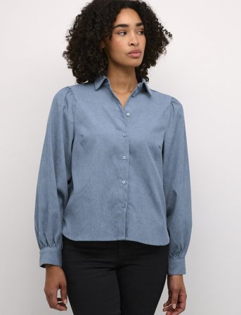 Kaffe Kahermine Shirt - Blue - 42