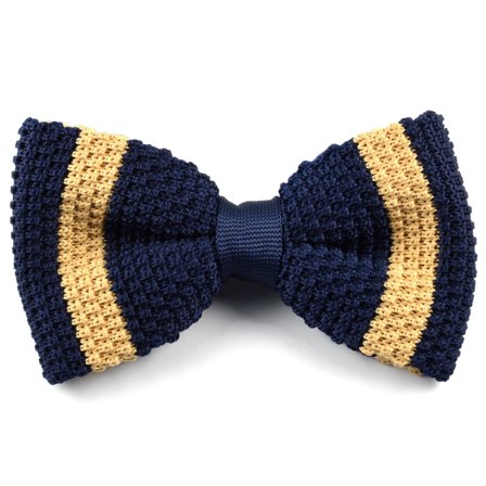 Navy Zand Vlinderdas voor mannen - Voorgestrikte vlinderdassen