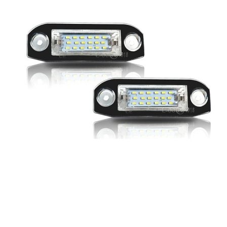 Xenon valkoinen OEM-Fit täysi LED rekisterikilpi valo Volvo S80 XC90 S40 V60 XC60 S60 C70 XC70 V70 auton muotoilu numero lamppu