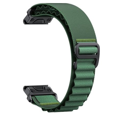 22mm 26mm Nylon Quick Fit Armband kompatibel med Garmin Fenix 7X 7 Pro Fenix 6X 6 5X 5Plus Tactix 7 kompatibla Forerunner 965 955 Enduro 2 Loop Band