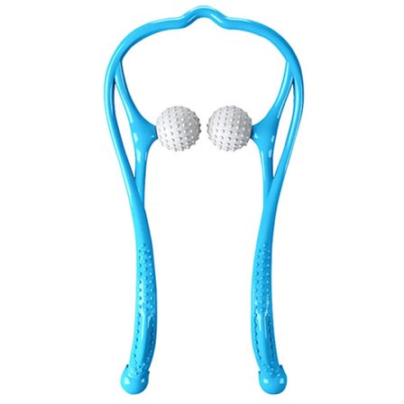 Multifunktionel nakkemassageapparat arm-/kropsterapi 6 triggerpunktsrulle selvmassageapparat lindrer håndtryk dyb massageapparat