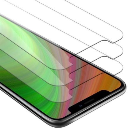 3x Härdat glas skärmskydd för Apple iPhone XR, hög transparens tempered glass