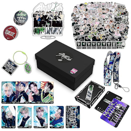 Stray Kids New Maxident Box Set Kpop Merchandise Fotos Nøglering Snorebånd Til Skz Fans (FMY)