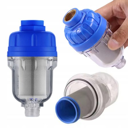 AquaSafe Esisuodatin 1/2 Tuuma ProClear – Ruostumaton Terassydan | Lapiakuori | Uudelleenkaytettava | 1/2 Tuuma Kierre