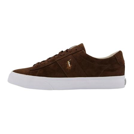 Polo Ralph Lauren, Sneakers Bruin, Heren, Maat:43 EU,suede