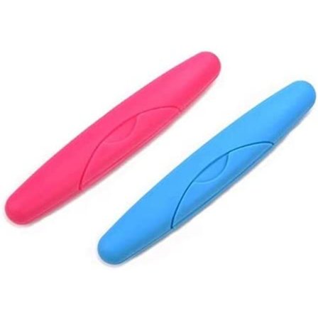 2-pak bærbar reise- og campingtannbørsteetui