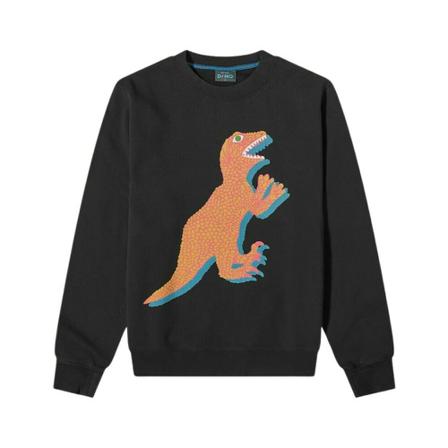 PS By Paul Smith Sweatshirt Dino in organic cotton , Zwart , Heren , Maat: XL