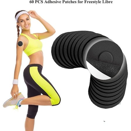 Sensorbeskyttelse til Freestyle Libre, vandtætte sensor-klæbemærker, CGM-sensorbeskyttelse uden lim
