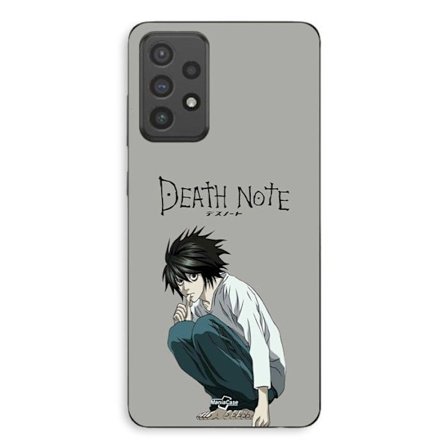 Puhelimen kuori - MANIACASE - Samsung Galaxy A72 - Silikoni - Anime Death Note Ryuzaki - Musta