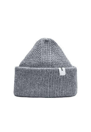Stiksen Beanie 01 Merino Chunky Fit Accessoarer Unisex Grå ONESIZE