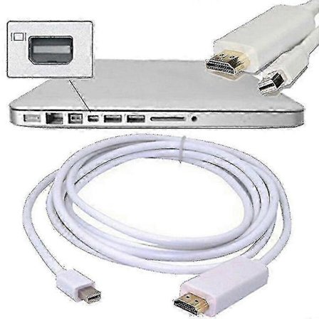 Thunderbolt till HDMI-adapter för Mac & MacBook - Mini DisplayPort till HDMI-kabel