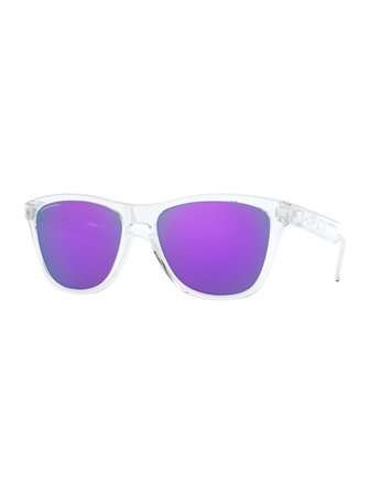 Oakley Performance Lifestyle Men's sunglasses with a frame made of plastic in transparent and lenses made of plastic in violet