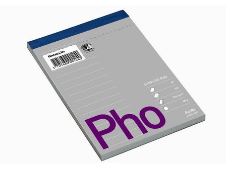 Bantex Telefonblock A6 100 blad linjerat - Lyreco - Kontorsmaterial - Block och anteckningsböcker - Block övriga