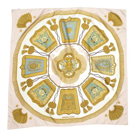Hermès Vintage, Pre-owned Scarf Roze, Dames, Maat:ONE Size