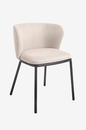 Kave Home - Ruokapöydän tuolit Ciselia, 2/pakk. - Beige - Tuolit - - Homeroom