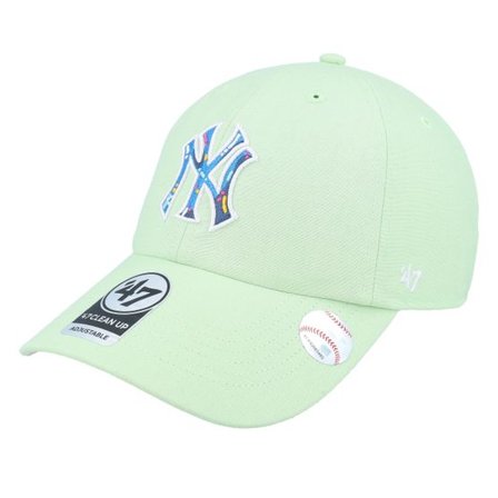 47 Brand - MLB Grön adjustable Keps - New York Yankees MLB Shop 47 Clean Up Aloe Green Dad Cap @ Hatstore