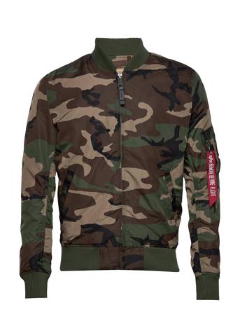 Ma-1 Tt Bomberjakke Jakke Grønn Alpha Industries