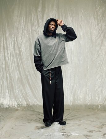 Isnurh Isnurh Basement Relax Fitted T-Shirt - Grey - XL