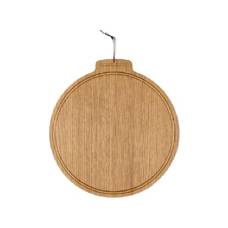 Dutchdeluxes Frukostbräda Måne 28x30cm Skärbrädor & brickor Unisex Brun M