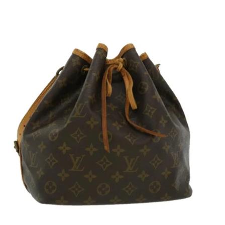 Louis Vuitton Vintage, Pre-owned Petit Noe Monogram Bag Bruin, Dames, Maat:ONE Size,leder