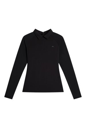 J.Lindeberg - Golf - Tori Hybrid LS Polo - Black - Frau - M