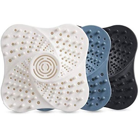 3-pack Duschsil Hårfångare Hårsil Filter Avloppssil