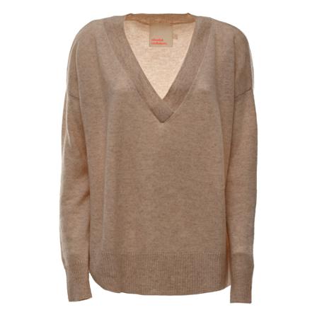 Absolut Cashmere, V-neck Knitwear Bruin, Dames, Maat:S