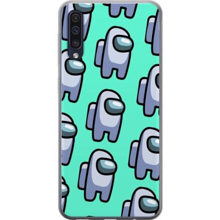 Samsung Galaxy A50 Läpinäkyvä kuori Among Us
