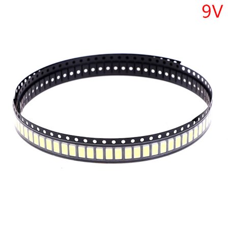 100 stk 3030 SMD LED perler 1W 3V/6V/9V Kold hvidt lys til TV L