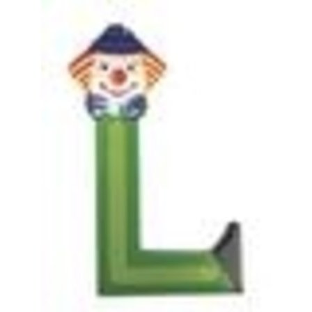Clown Letter in Wood, L
