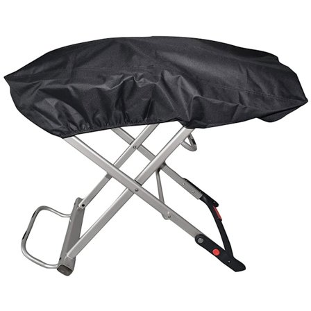 Grillöverdrag för alla väder för Weber Q-serien, Resistent konstruerad vattentät vinylgrillöverdrag, Håller din grill ren och torr under alla årstider