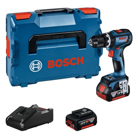 Bosch GSB 18V-90 C Slagbormaskin med batteri og lader 06019K6103, Maskiner
