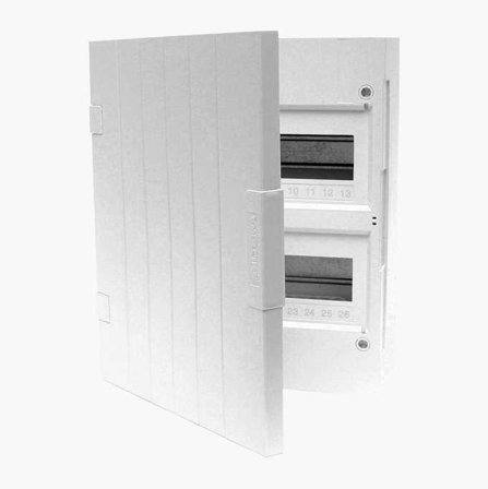 Normkapsling Elskåp 2 x 13 Moduler - Biltema