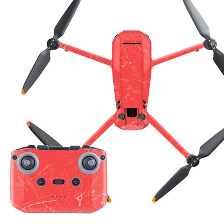 Vattentät självhäftande PVC Drone Hud Kroppsskydd Fjärrkontroll Arm Skydd för Mavic 3 Tillbehör