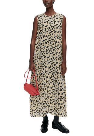 Marimekko Migot Unikko Klänningar Dam Beige 34