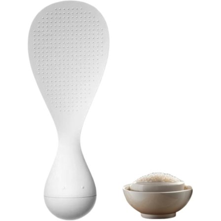 Tumbler Anti-Stick Rissked - Värmebeständig kökspaddel, står upprätt och är lätt att rengöra, halkfri design för riskokare, kastruller och 