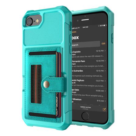 Stilrent Skal Med Kortfack - Iphone Se 2020 Svart