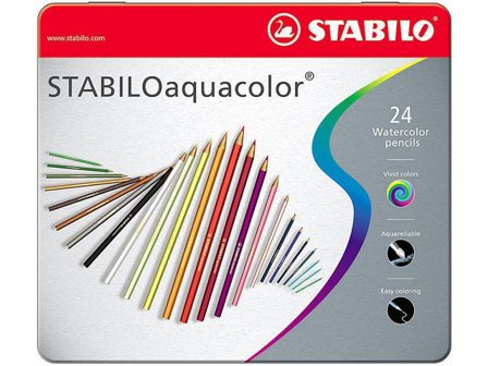 STABILO Akvarellpenna 24/fp - Lyreco - Skola och förskola - Pennor och tillbehör - Färgpennor - Akvarell