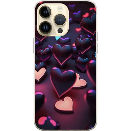 Yhteensopiva Puhelinkuori Apple Apple iPhone 15 Pro Max KeskiyönSydämet