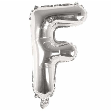 Kirje ilmapallo hopea 80 cm iso