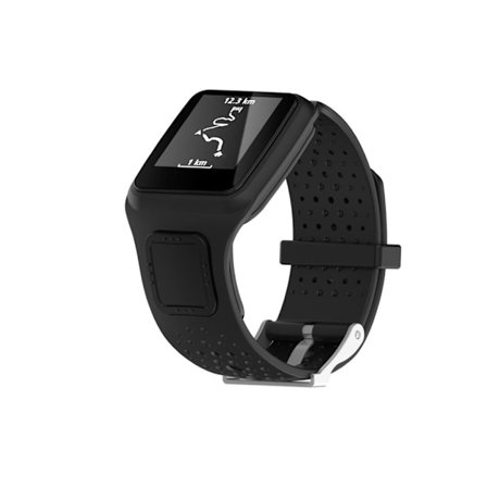 TomTom Multi-Sport Silikone rem - Sort