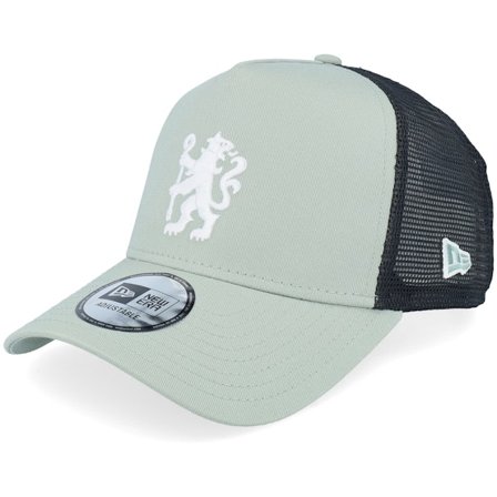 New Era - Football Groen trucker Cap - Chelsea Seasonal Pop Evergreen/Black A-frame Trucker @ Hatstore