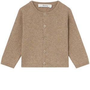 Bonpoint Bassia Ribbed Knit Cardigan Ficelle 12 Months - Jumpers and knitwear - 12 months - Beige