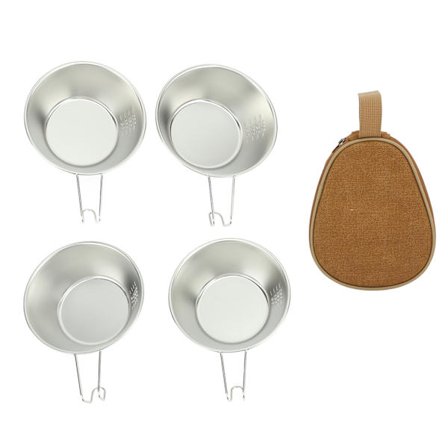 Koreanske traditionelle risskåle 304 rustfrit stål vandreture suppe skål til camping rygsæk picnic stil 1